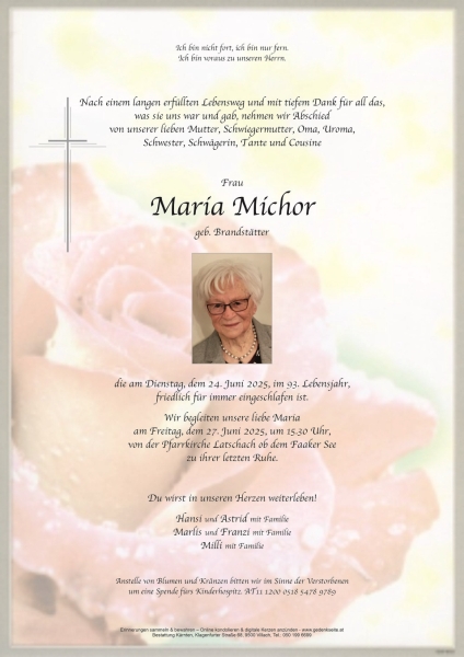 Parte von Maria Michor