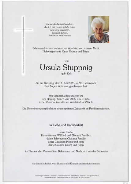 Parte von Ursula Stuppnig