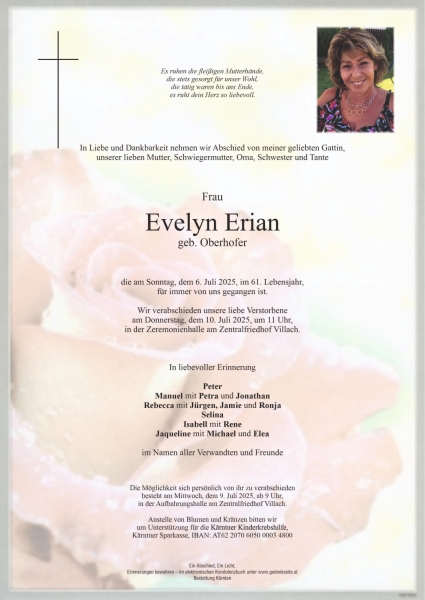 Parte von Evelyn Erian