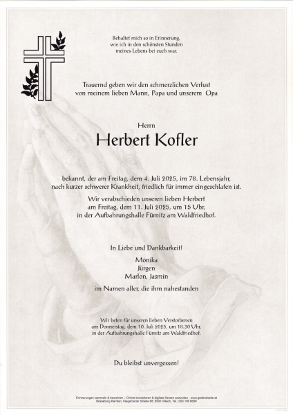 Parte von Herbert Kofler