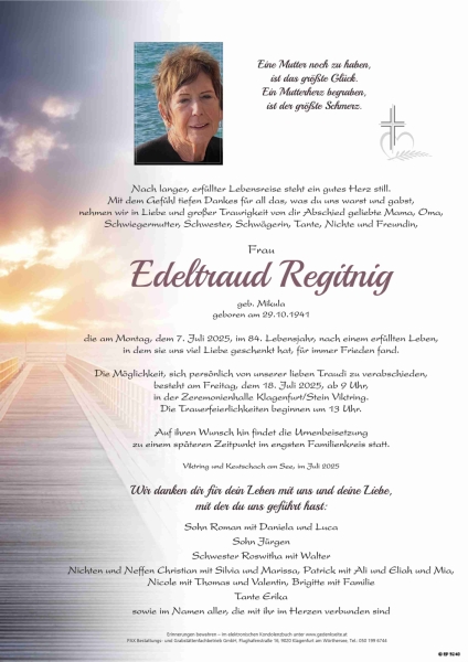 Parte von Edeltraud  Regitnig