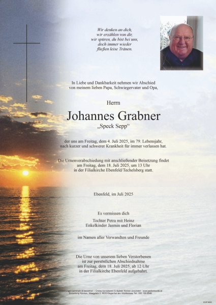 Parte von Johannes Grabner