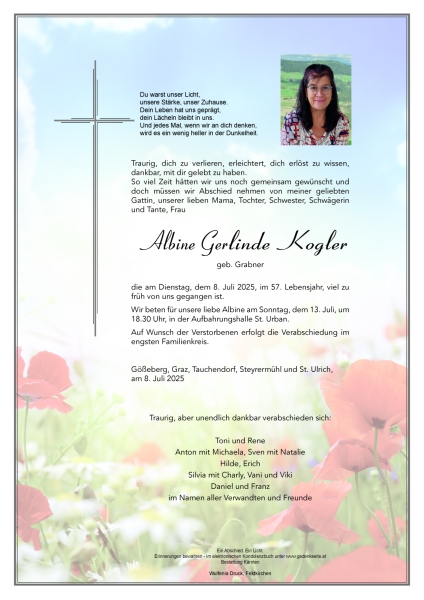 Parte von Albine  Gerlinde  Kogler