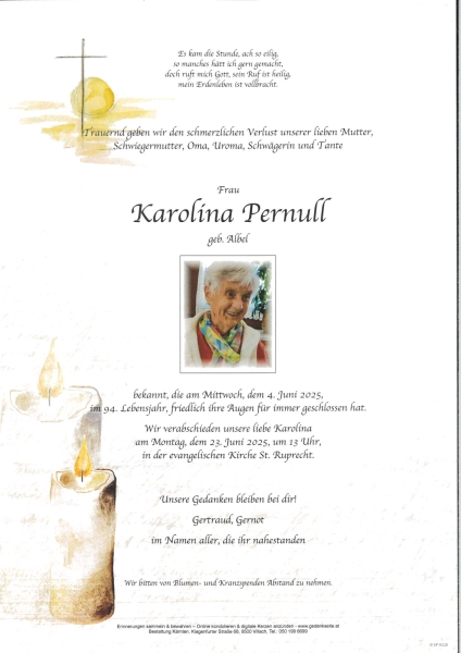 Parte von Karolina Pernull