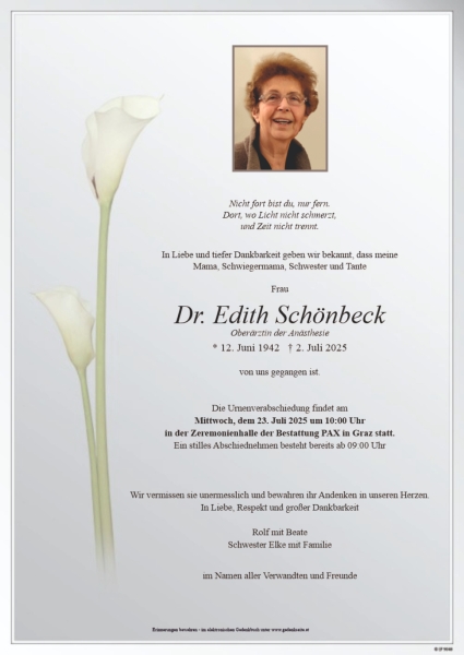 Parte von Edith Schönbeck