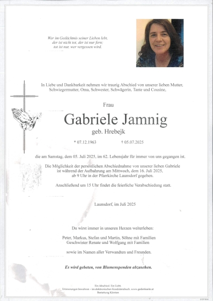 Parte von Gabriele Jamnig