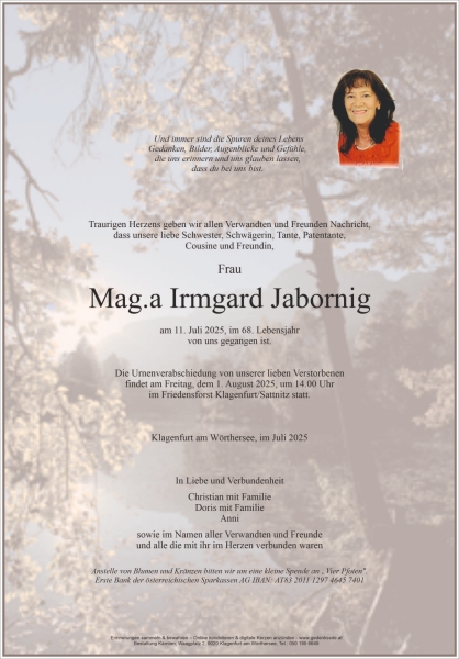 Parte von Irmgard Jabornig
