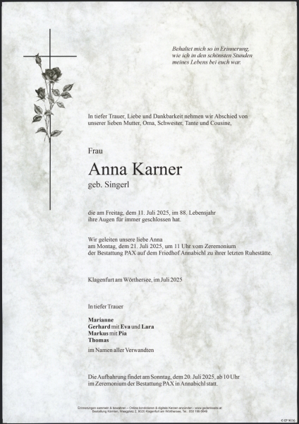 Parte von Anna Karner