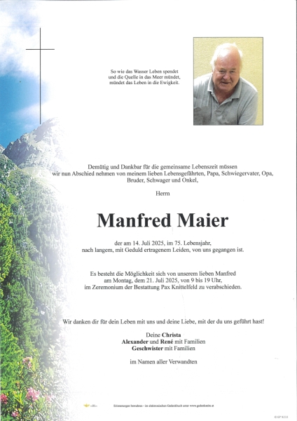 Parte von Manfred  Maier