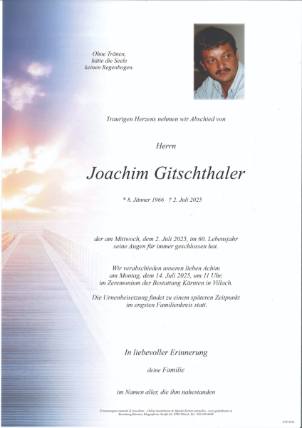 Parte von Joachim  Gitschthaler