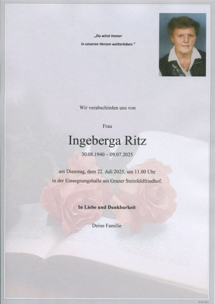 Parte von Ingeberga  Ritz
