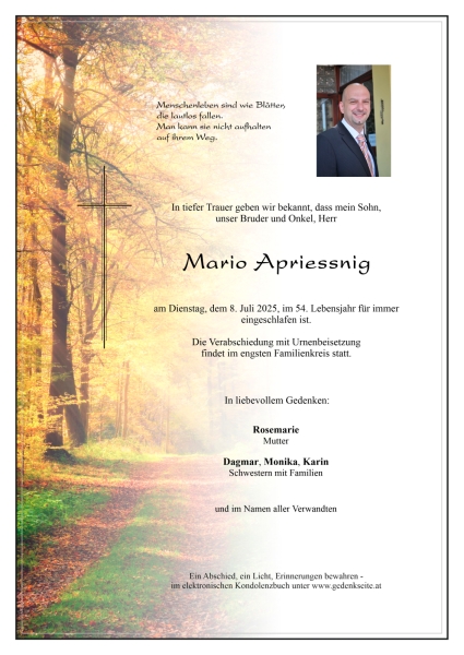 Parte von Mario Apriessnig