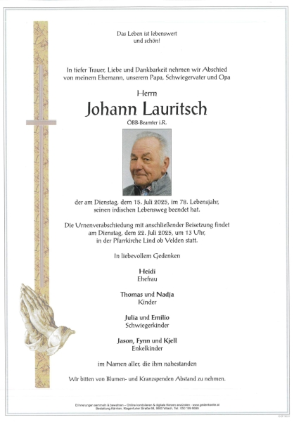 Parte von Johann Lauritsch