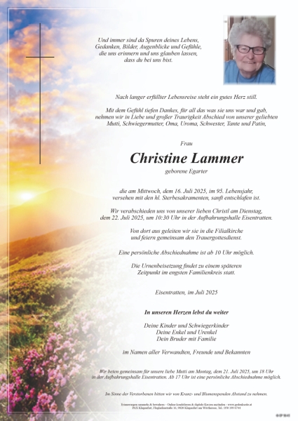 Parte von Christine Lammer