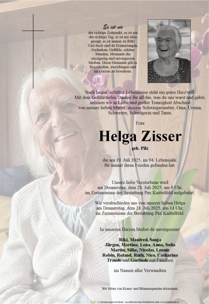 Parte von Helga  Zisser
