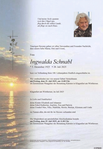 Parte von Ingwalda Schnabl