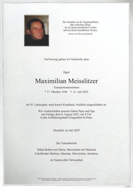 Parte von Maximilian Meisslitzer