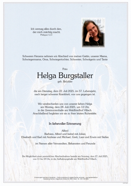 Parte von Helga Burgstaller