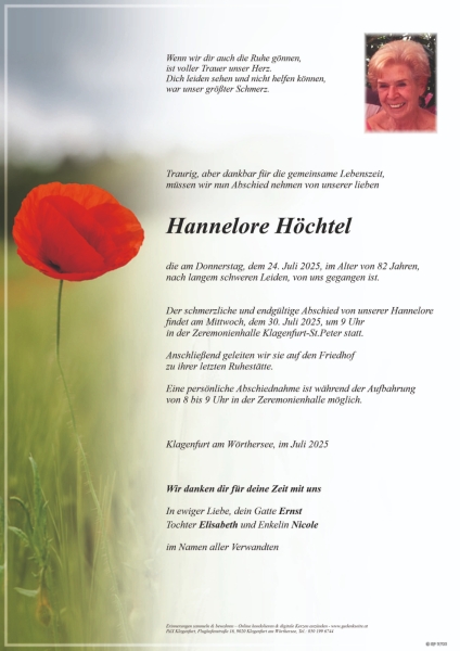 Parte von Hannelore Höchtel