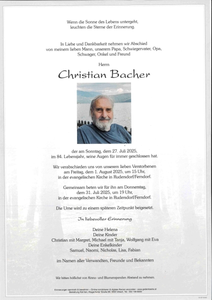 Parte von Christian Bacher