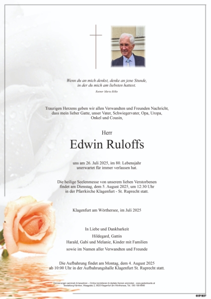 Parte von Edwin Ruloffs