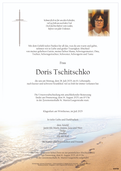Parte von Doris Tschitschko