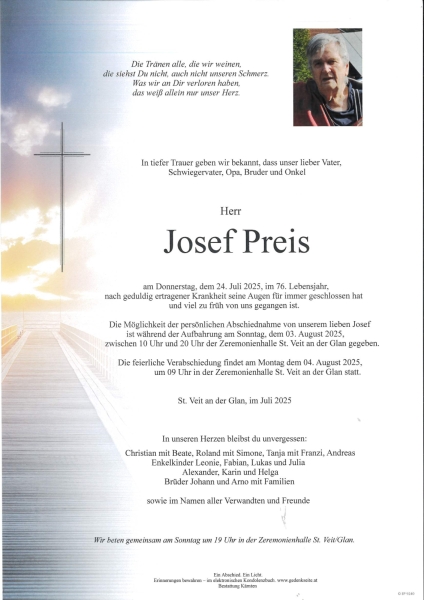 Parte von Josef Preis