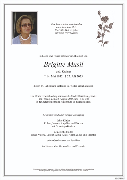 Parte von Brigitte Musil