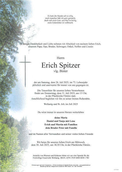 Parte von Erich  Spitzer