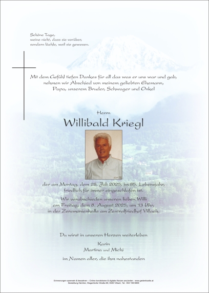 Parte von Willibald Kriegl