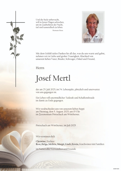 Parte von Josef Mertl