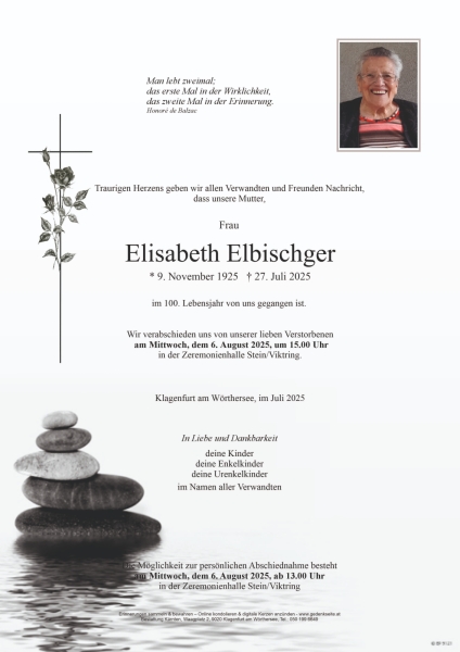 Parte von Elisabeth Elbischger