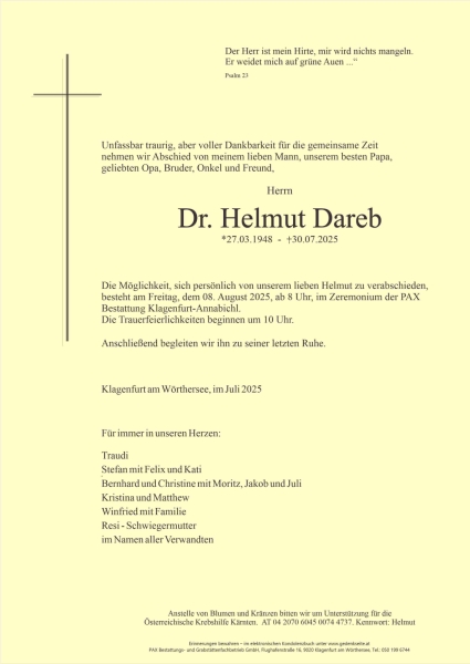 Parte von Helmut Dareb