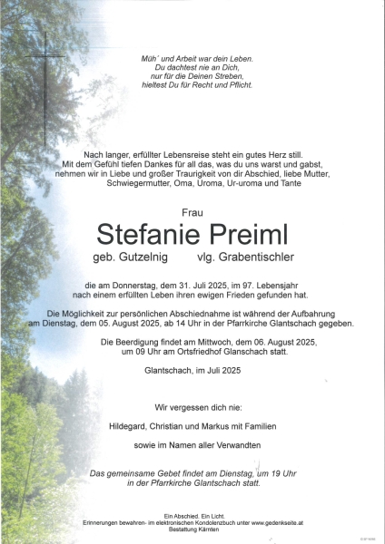 Parte von Stefanie Preiml