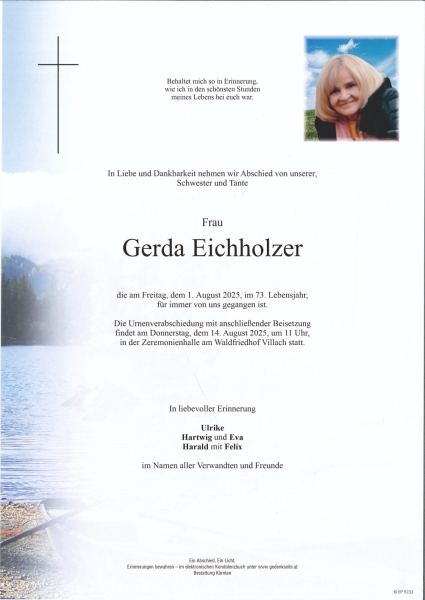 Parte von Gerda Eichholzer