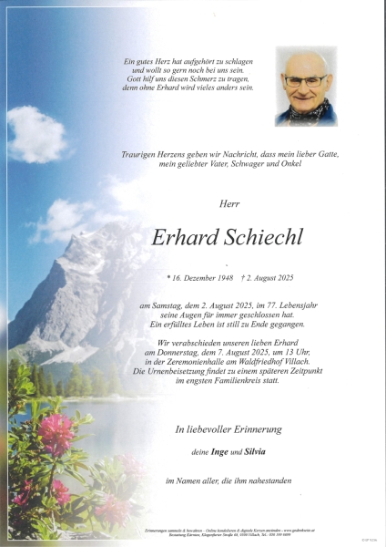 Parte von Erhard Schiechl