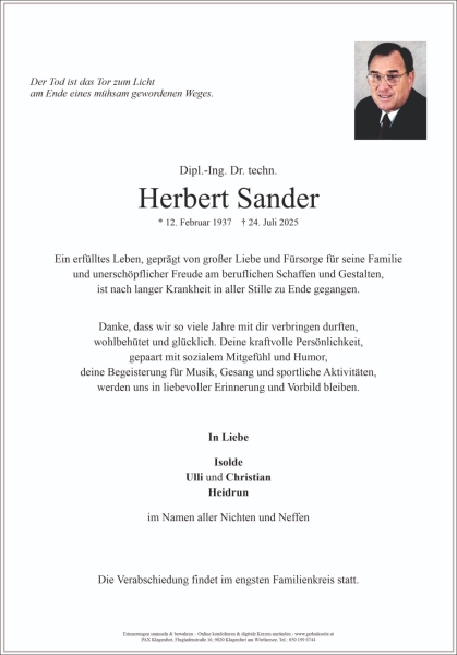 Parte von Herbert Sander