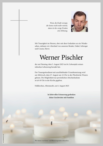 Parte von Werner Pischler