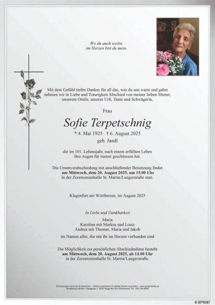 Parte von Sofie Terpetschnig