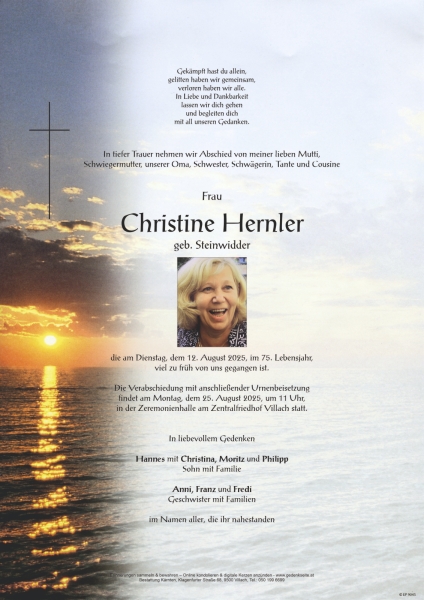 Parte von Christine  Hernler