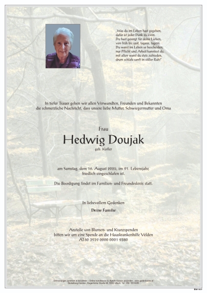 Parte von Hedwig Doujak