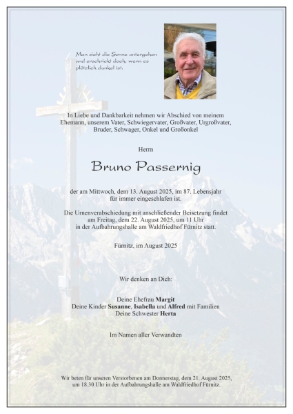 Parte von Bruno Passernig