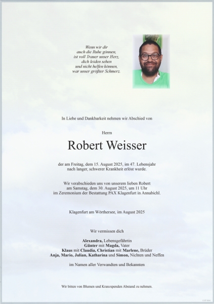 Parte von Robert  Weisser