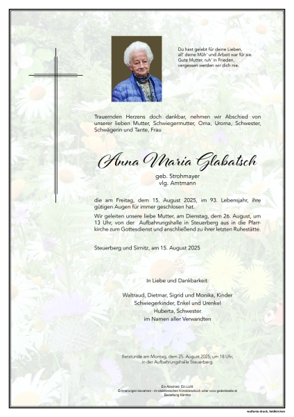 Parte von Anna Maria Glabatsch