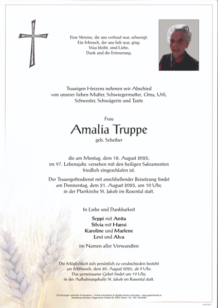 Parte von Amalia Truppe