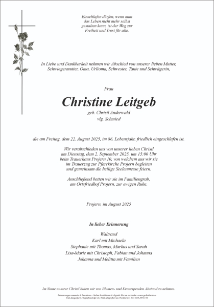 Parte von Christine Leitgeb