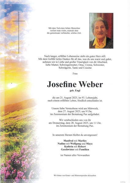 Parte von Josefine Weber