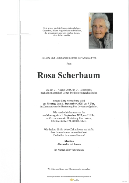 Parte von Rosa  Scherbaum