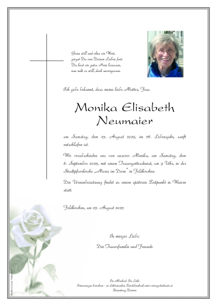 Parte von Monika Elisabeth Neumaier