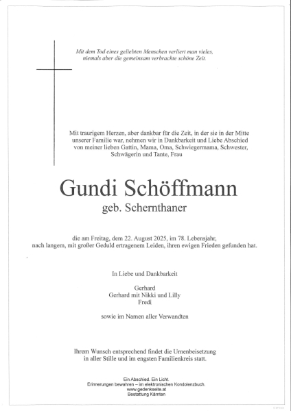 Parte von Gundi Schöffmann